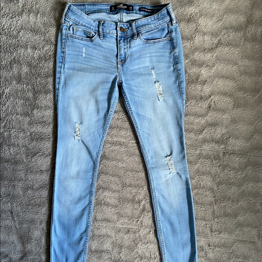 Hollister low rise super skinny jeans size 1 S